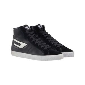 Diesel S-LEROJI MID Y02742 PR663 H1532 Men’s Sneakers Black/White Size 12